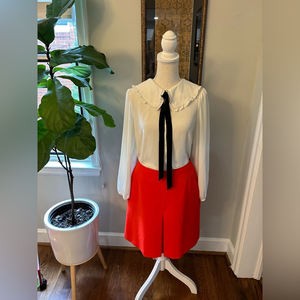 Trina Turk Red/Orange Skirt Size 6